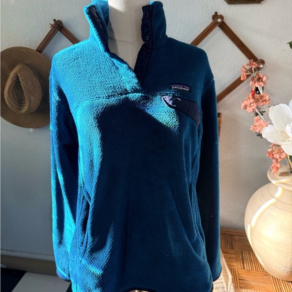Patagonia Sweaters - Patagonia Teal Fleece Pullover